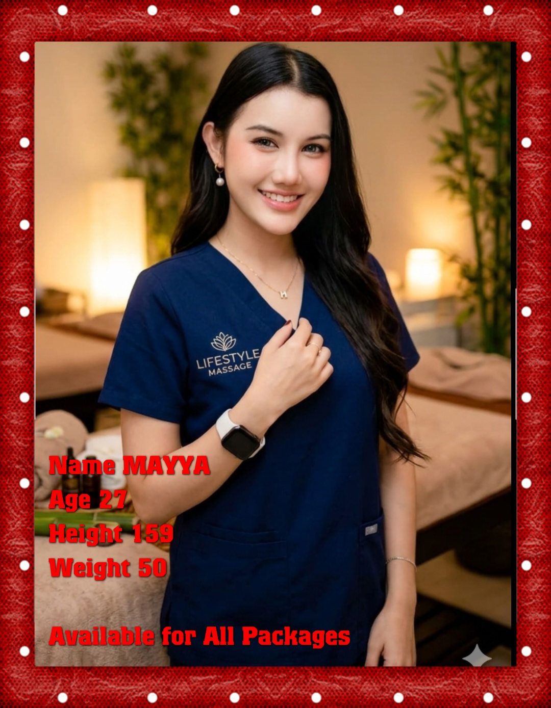 Lifestyle Outcall Massage Therapist Bangkok Mayya